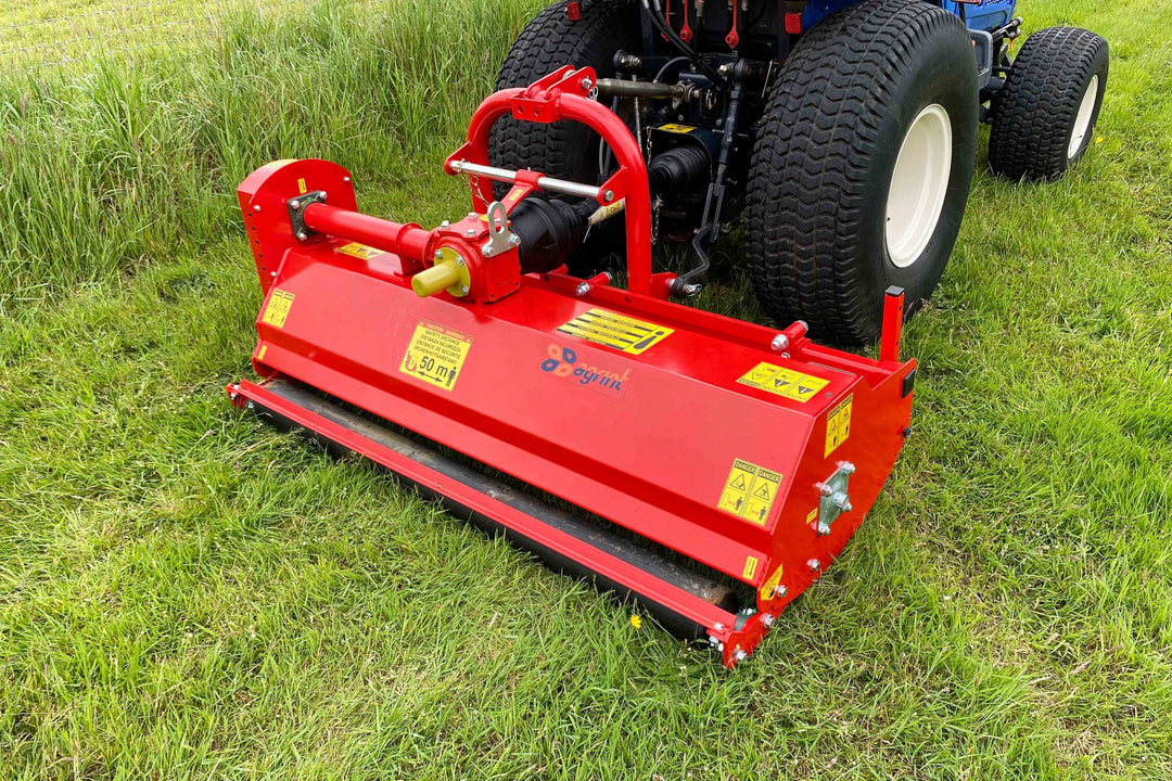 Agrint 1.58m Heavy Duty Tractor PTO Manual Side-Shift Flail Mower - A ...