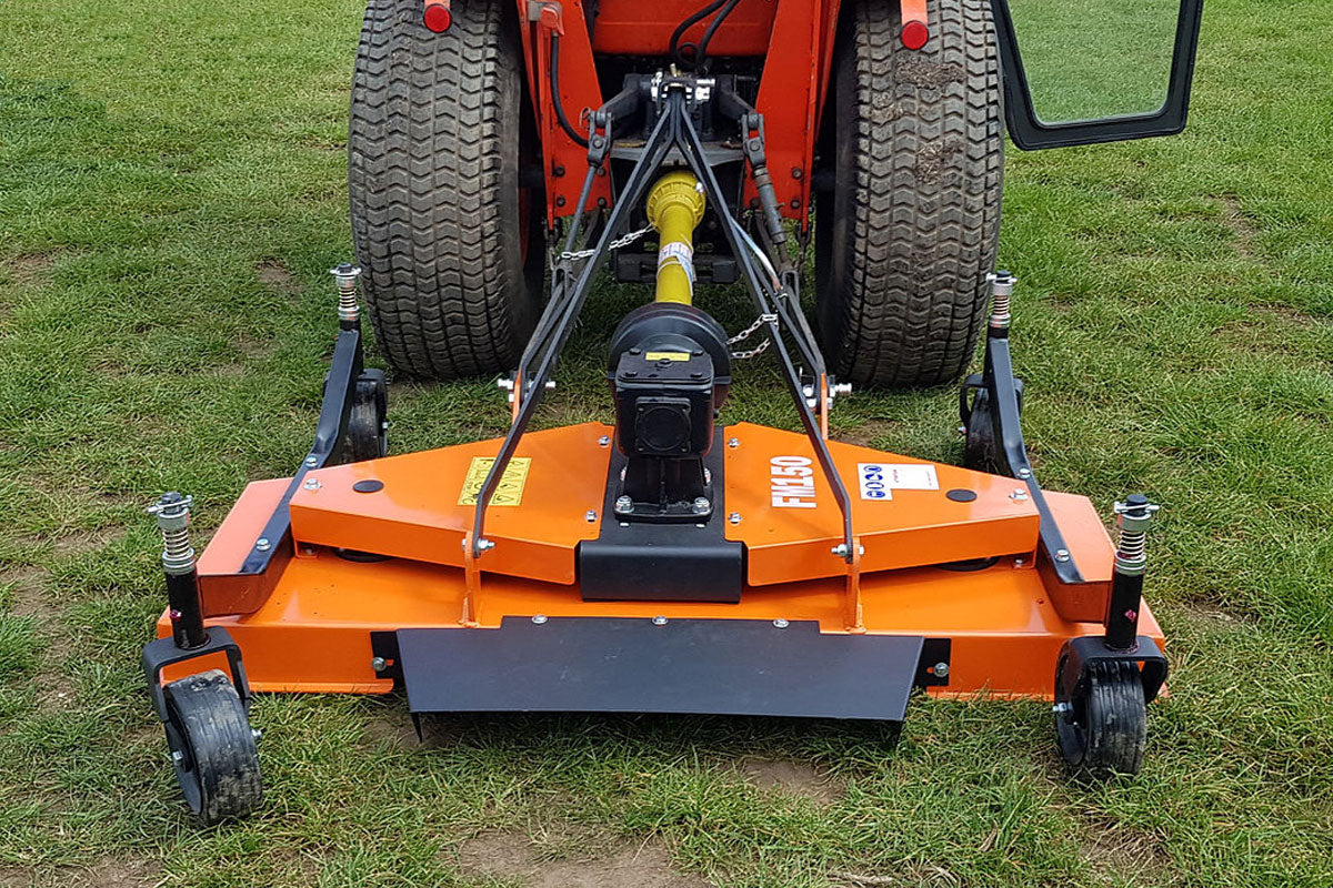 Tow behind finish discount mower