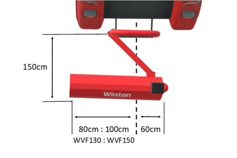 Winton 1.3m Heavy Duty Tractor PTO Verge Flail Mower - WVF130