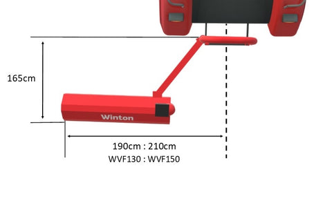 Winton 1.3m Heavy Duty Tractor PTO Verge Flail Mower - WVF130